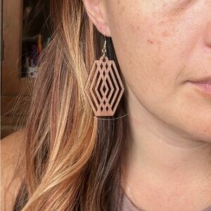 Bohemian Wooden Earrings